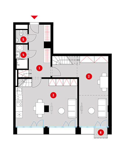 <br>LOFT "XL" s 2 galeriemi
